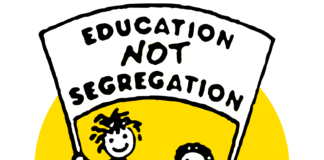 Educate not Segregate logo